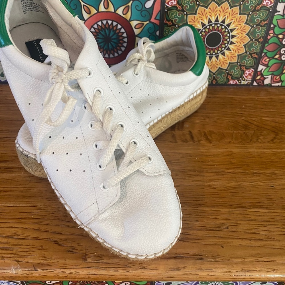 STEPHEN by STEVE MADDEN high espidrille sneakers💚 - Picture 5 of 11